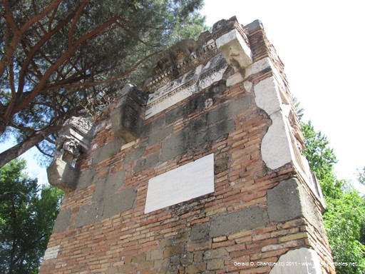 One of the taller remains